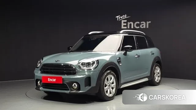 Mini Cooper Countryman 2021 Небесно-голубой из Кореи