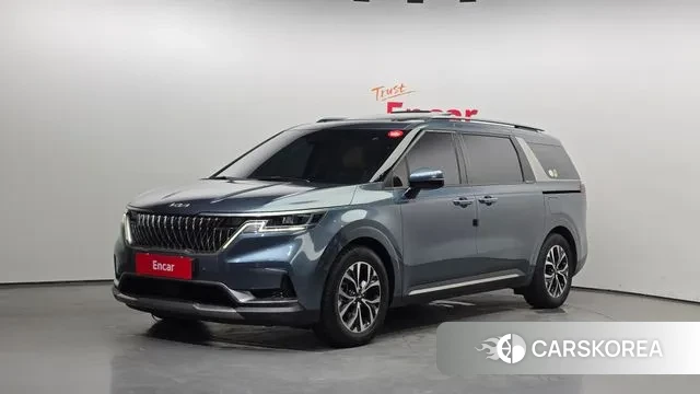 Kia Carnival 4th generation 2022 Небесно-голубой из Кореи