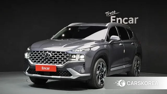 Hyundai The New Santa Fe 2021 Серый из Кореи