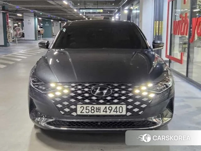 Hyundai The New Grandeur IG Hybrid 2021 Серебристо-серый из Кореи