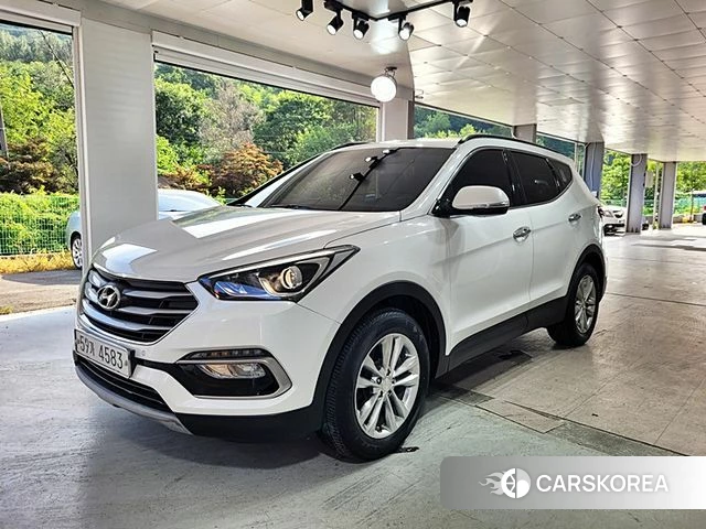 Hyundai Santa Fe The Prime 2018 Белый из Кореи