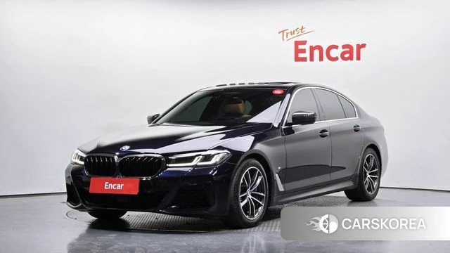 BMW 5 Series (G30) 2023 Синий из Кореи