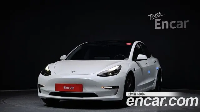 Tesla Model 3 2021 Белый из Кореи
