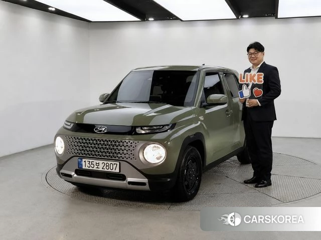 Hyundai Casper 2022 Светло-зеленый из Кореи