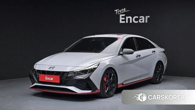 Hyundai Avante (CN7) 2022 Серебристо-серый из Кореи
