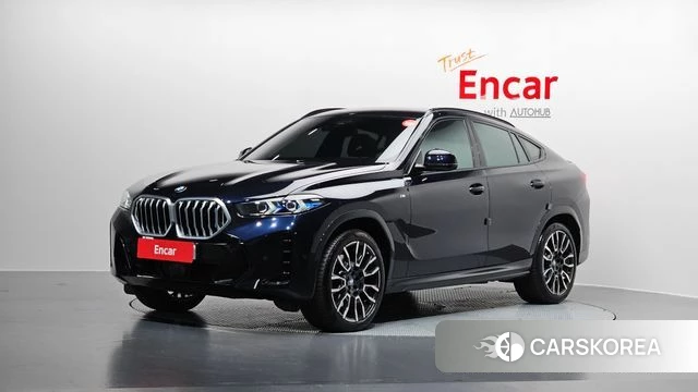 BMW X6 (G06) 2024 Черный из Кореи