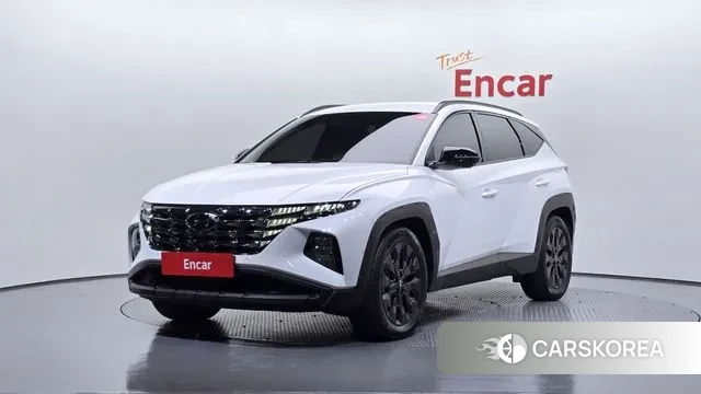 Hyundai Tucson Hybrid (NX4) 2023 Белый из Кореи