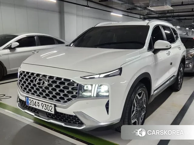 Hyundai The New Santa Fe 2021 Белый из Кореи