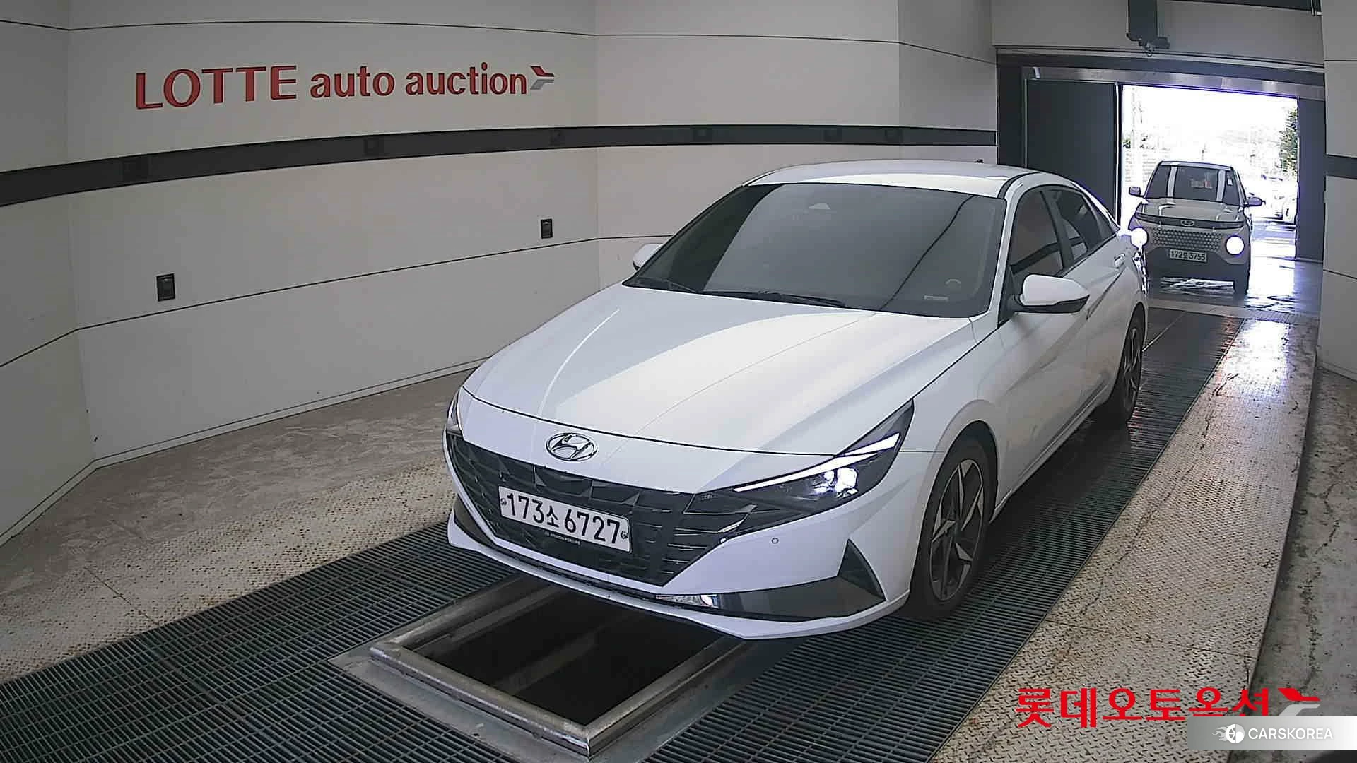 Hyundai Avante 2021 Белый из Кореи