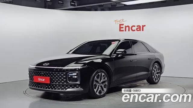 Hyundai Grandeur (GN7) 2023 Черный из Кореи