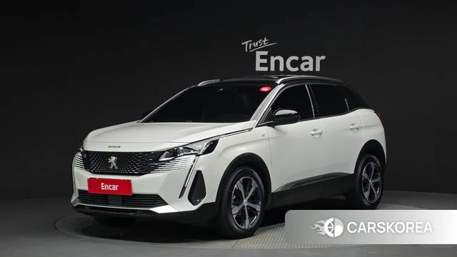 Peugeot 3008 second generation 2021 Белый из Кореи