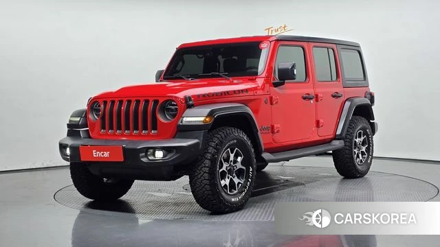Jeep Wrangler (JL) 2021 Красный из Кореи