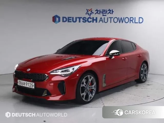 Kia Stinger 2018 Красный из Кореи