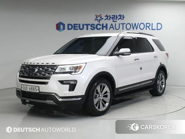 Ford Explorer 2018 Белый из Кореи