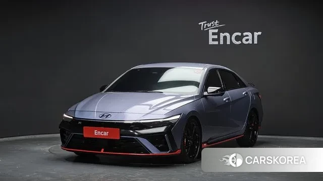 Hyundai The New Avante (CN7) 2025 Небесно-голубой из Кореи