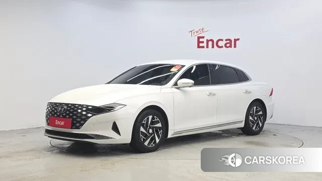 Hyundai The New Grandeur IG Hybrid 2021 Белый из Кореи