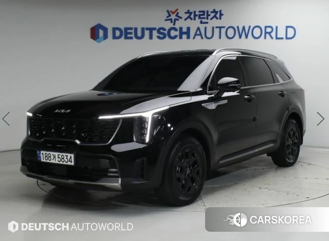Kia The New Sorento 4th Generation 2025 Черный из Кореи