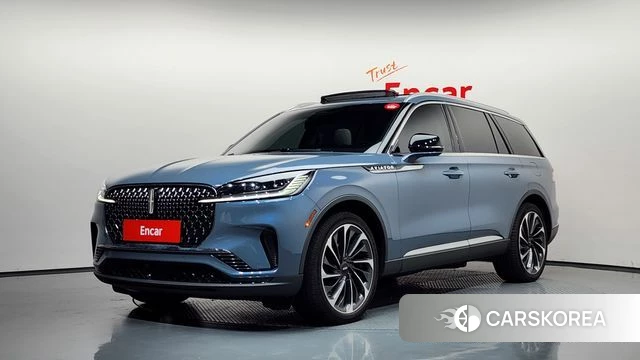 Lincoln Aviator 2nd generation 2025 Светло-серебряный цвет из Кореи