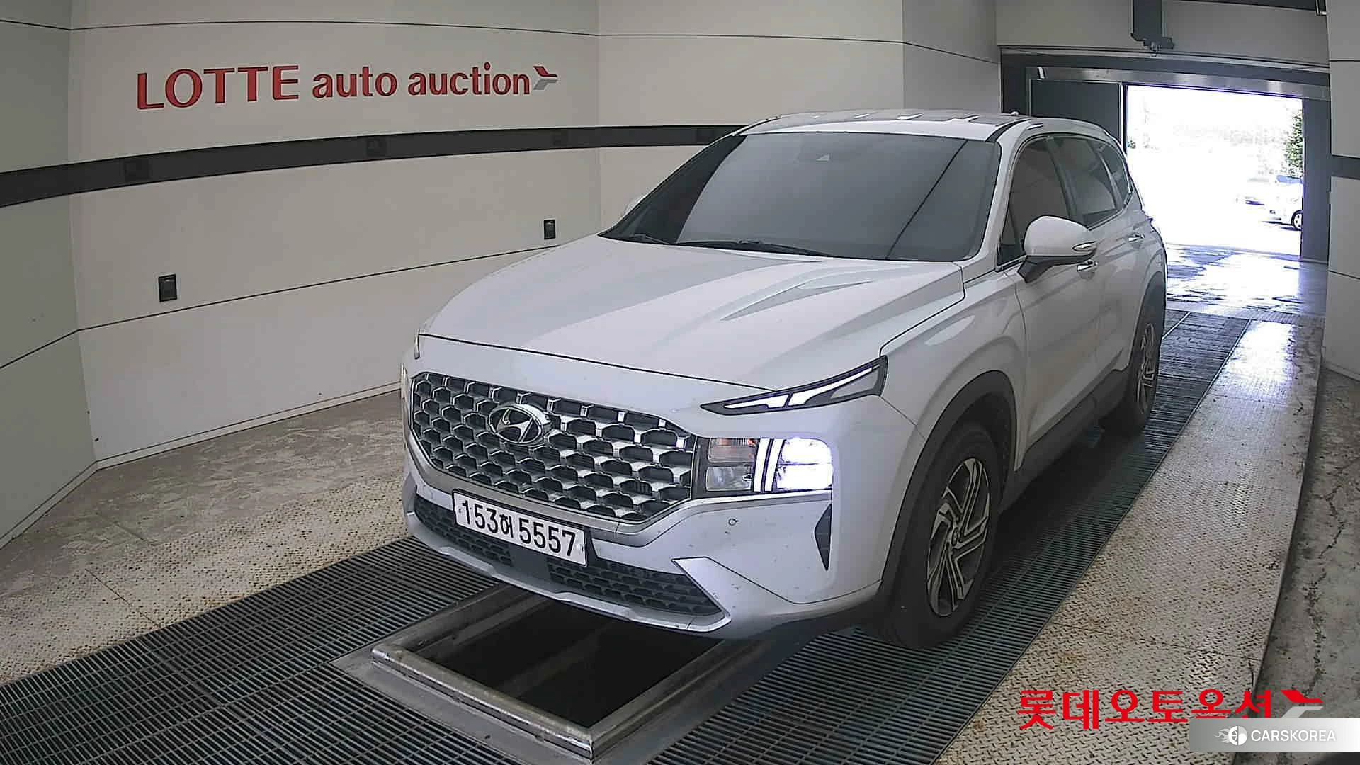 Hyundai Santa Fe 2021 Glacier White из Кореи