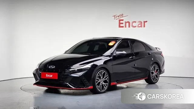 Hyundai Avante (CN7) 2022 Черный из Кореи