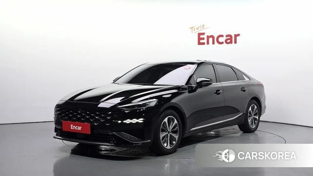 Kia K8 Hybrid 2021 Черный из Кореи