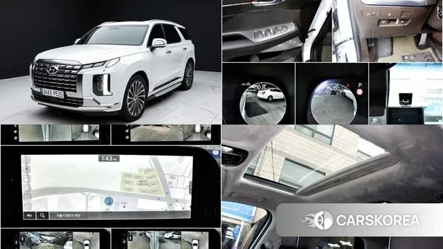 Hyundai The New Palisade 2023 Белый из Кореи