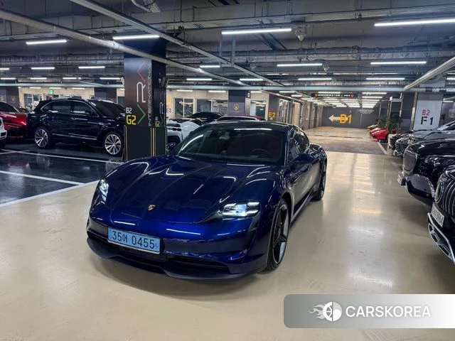 Porsche Taycan 2023 Синий из Кореи
