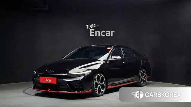 Hyundai The New Avante (CN7) 2023 Черный из Кореи