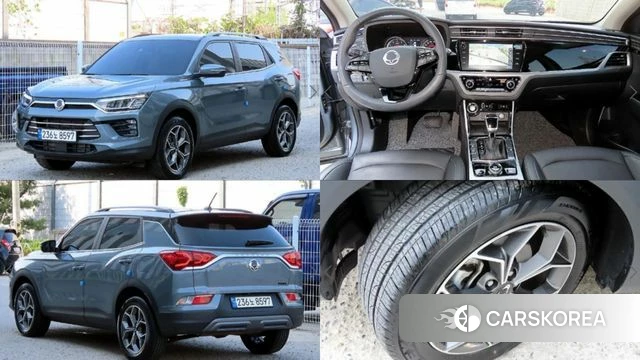 Ssangyong Beautiful Korando 2024 Серый из Кореи