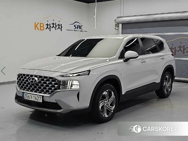 Hyundai The New Santa Fe 2021 Серебристо-серый из Кореи