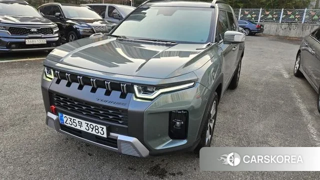 Ssangyong Torres 2024 Зеленый из Кореи