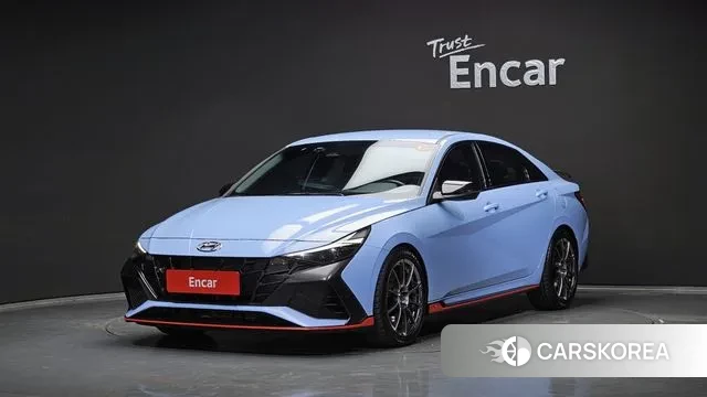 Hyundai Avante (CN7) 2022 Небесно-голубой из Кореи