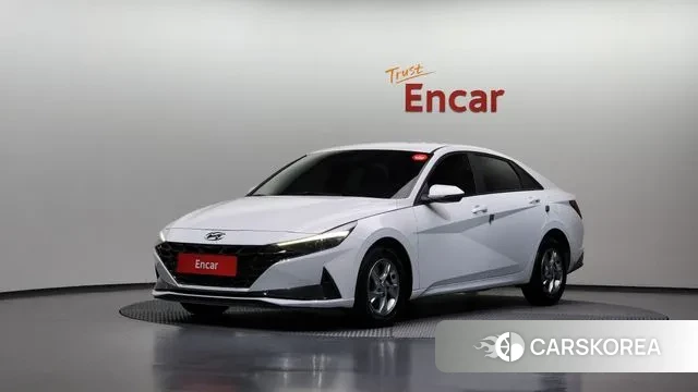 Hyundai Avante (CN7) 2021 Белый из Кореи