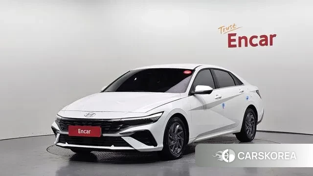 Hyundai The New Avante (CN7) 2023 Белый из Кореи