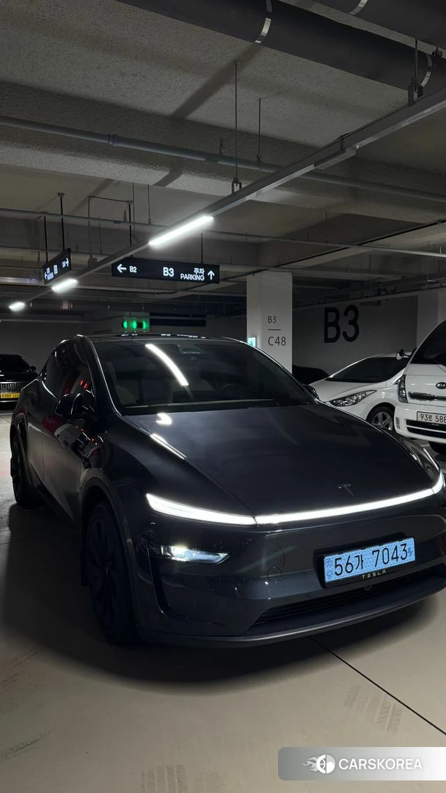 Tesla Model Y 2025 Серый из Кореи
