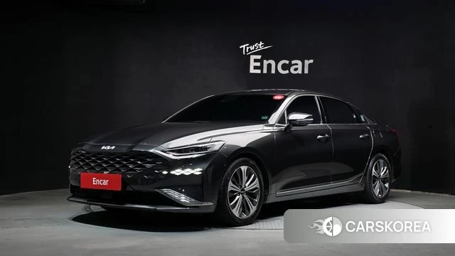 Kia K8 Hybrid 2022 Черный из Кореи