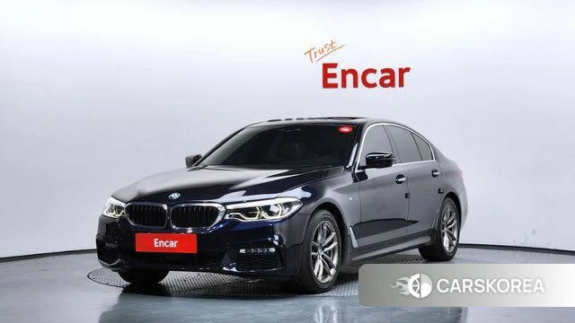 BMW 5 Series (G30) 2018 Черный из Кореи