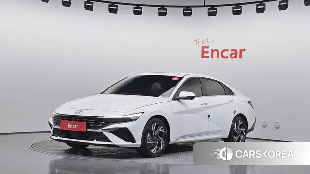 Hyundai The New Avante Hybrid (CN7) 2025 Белый из Кореи