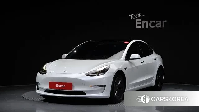 Tesla Model 3 2021 Белый из Кореи