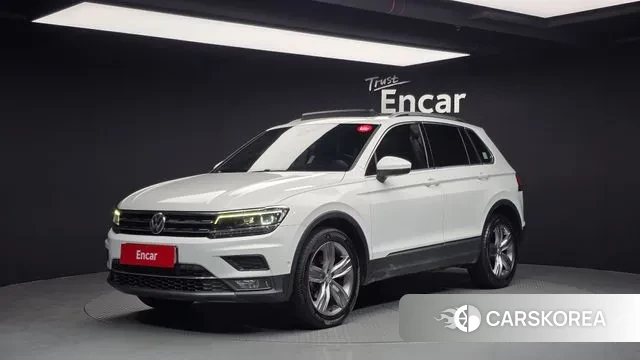 Volkswagen Tiguan second Generation 2018 Белый из Кореи