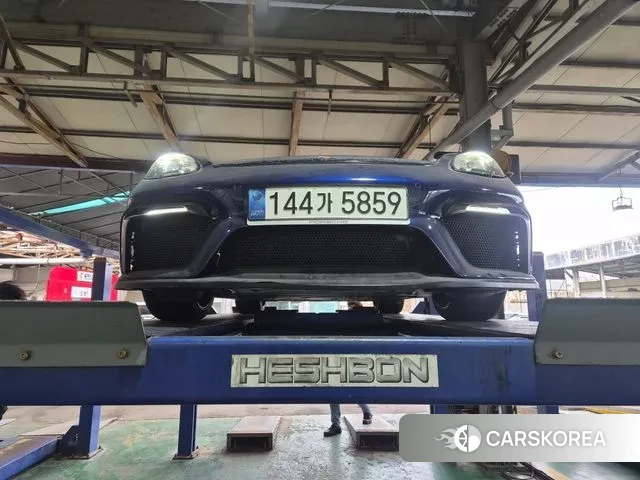 Porsche 718 Cayman 2022 Синий из Кореи