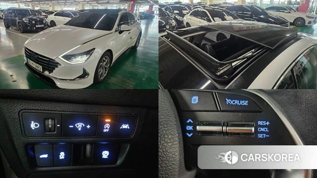 Hyundai Sonata (DN8) 2019 Белый из Кореи