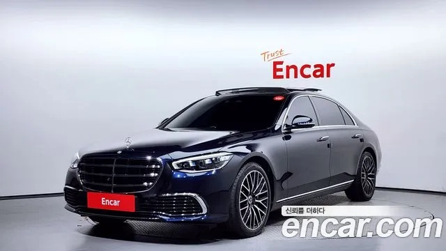 Mercedes-Benz S-Class W223 2024 Синий из Кореи