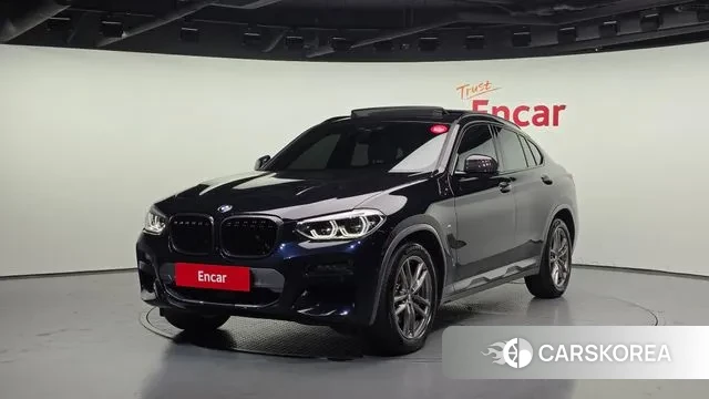 BMW X4 (G02) 2021 Черный из Кореи