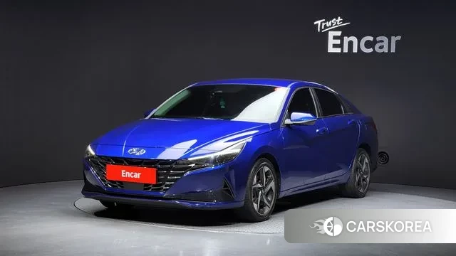 Hyundai Avante (CN7) 2020 Синий из Кореи