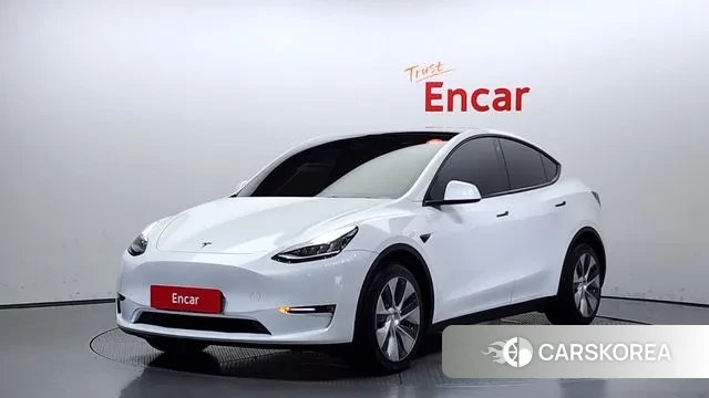 Tesla Model Y 2022 Белый из Кореи