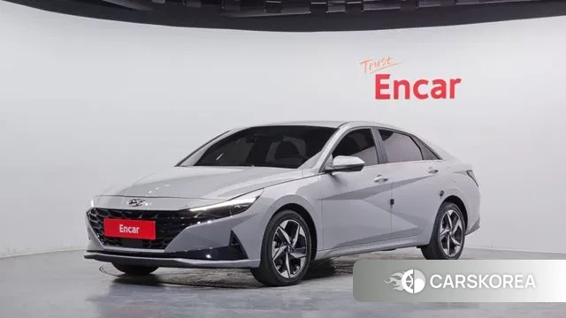 Hyundai Avante (CN7) 2022 Серебристо-серый из Кореи