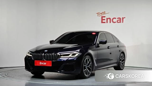 BMW 5 Series (G30) 2021 Черный из Кореи