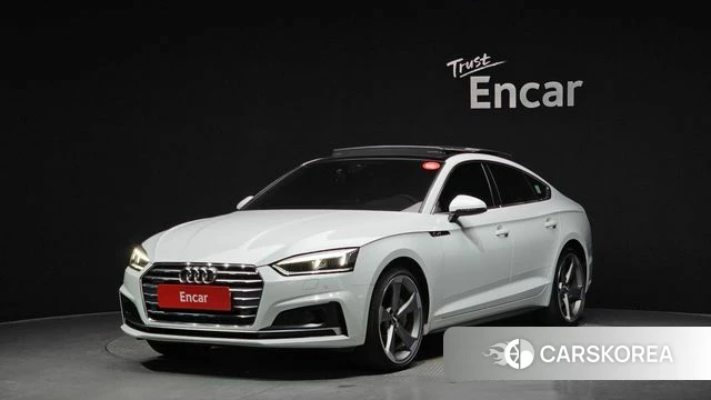 Audi A5 (F5) 2019 Белый из Кореи