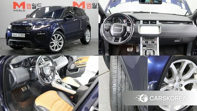 Land Rover Range Rover Evoque 2018 Синий из Кореи